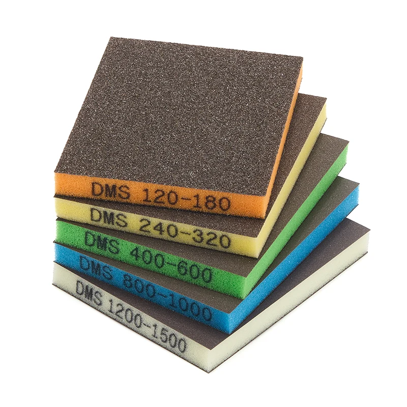 Шарени двострани сунђер за брушење